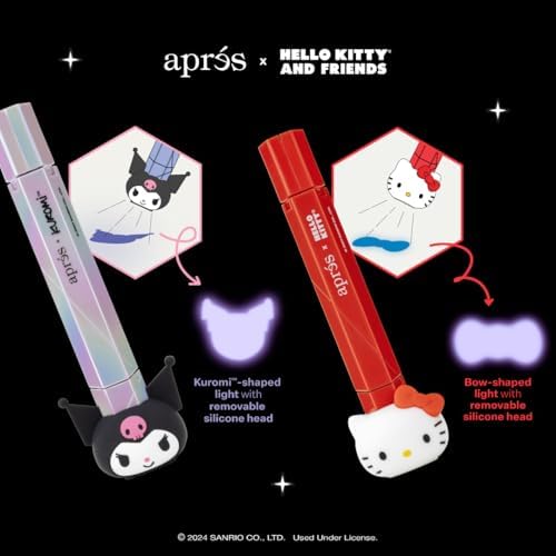 APRÉS x Kuromi™ Omni Light, Gel-X UV LED Nail Lamp, Flash Curing Wand, Handheld or Standing Cordless Nail Lamp for Gel Nails