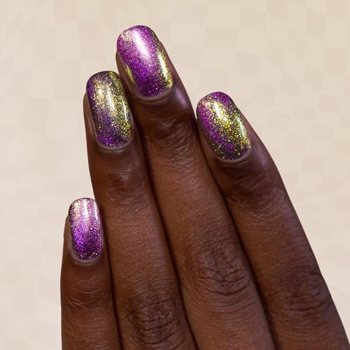 ILNP Unraveled - Gold to Magenta Magnetic Shimmer Nail Polish - Vegan, Cruelty Free, Non Toxic