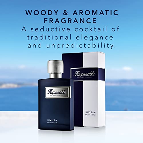 Façonnable - Riviera 90ml (3 Fl Oz) - Eau de Parfum for Men - Woody & Aromatic Scents