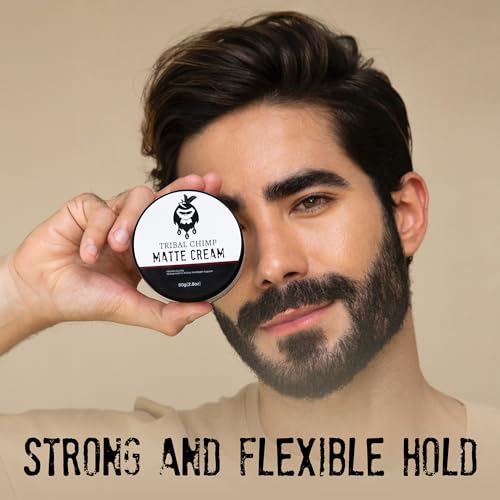 Matte Hair Styling Paste for Men – Medium to Strong Hold, Matte Finish, Easy to Apply & Wash Out – Styling Paste for All Hair Types, Texture & Volume Boost – 80g
