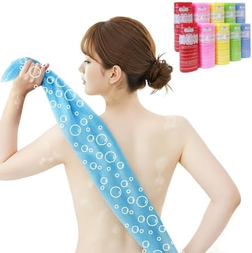 Korean Exfoliating Washcloth Shower Towel, Large Size, 5 Colors, Exfoliating Body Scrubber for Removing Dry Skin, Reusable (10, Mix)