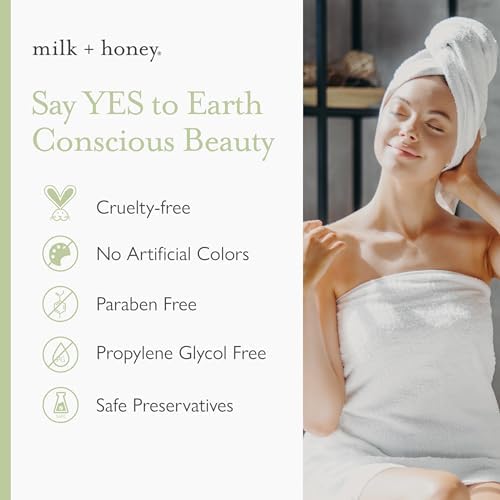 milk + honey Muscle and Bath Soak No. 18, Moisturizing Epsom Salt Bath Soak with Eucalyptus, Arnica, Rosemary and Sweet Marjoram, 10 oz