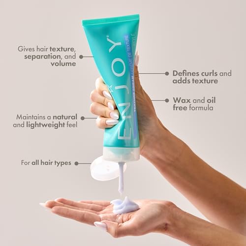 ENJOY Texture Cream (8.8 OZ) Sculpting and Molding Hair Cream for Soft, Textured Hair