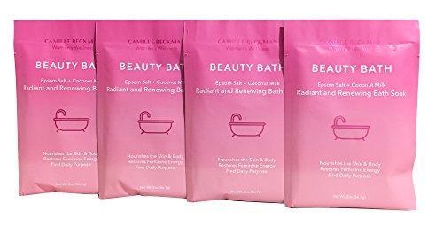 Camille Beckman Radiant & Renewing Bath Soak, Beauty Bath, 2 Oz (Pack of 4)