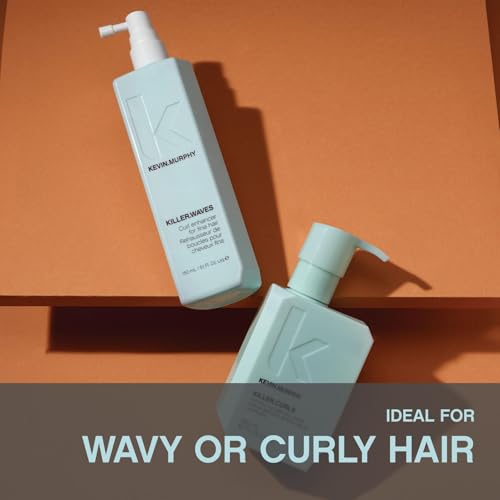 KEVIN.MURPHY KILLER.WAVES - Wave Enhancer for Fine Hair - For Wavy & Curly Hair - Weightless Curl Enhancer - Frizz Reduction - Daily Hair Care - 150 mL / 5.1 fl oz