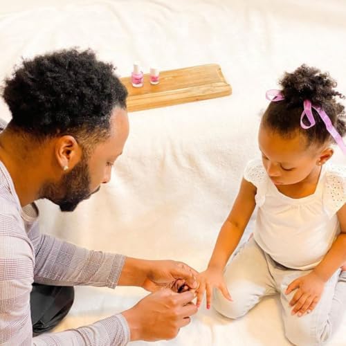 Piggy Paint | 100% Non-Toxic Girls Nail Polish | Safe, Cruelty-Free, Vegan, & Low Odor Nail Polish for Kids | Perfectly Pink (2 Polish, 1 Remover & Nail Art Gift Set)