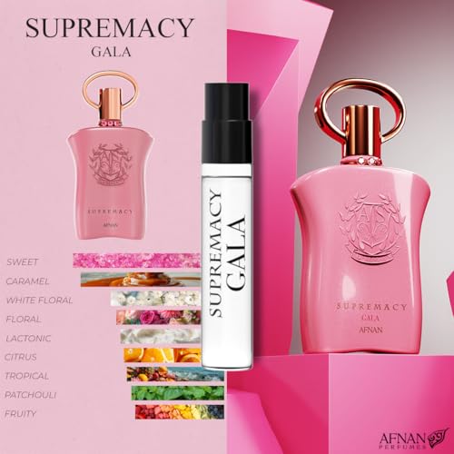 Afnan Supremacy Femme Series Discovery Kit, 4-Piece Miniature Perfume Set - 2ml x 4 Vials