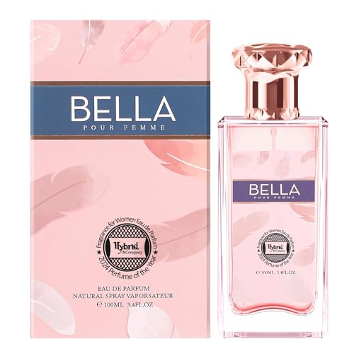 Hybrid & Company Women Bella Pour Femme Eau De Parfum Vaporisateur Natural Spray 3.4 Fl Oz