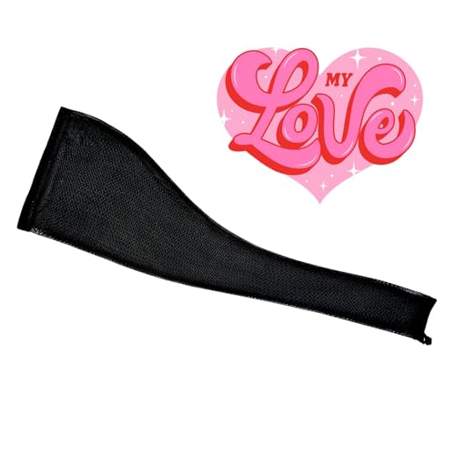 Roaming Hair Weave Sleeve for Locs – Extra Long Hairsleeve for Braids, Dreadlocks & Twists – Breathable Loc Sleeve for Women – Stretchy, Reusable, Lightweight Hair & Wig Cap (Black)