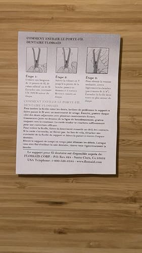 Dental Floss Holder - 3 Pack (Assorted Colors)