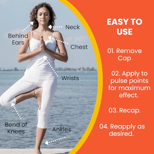 Stripped Bath & Body Queaze Eaze Essential Oil Roll On | Stomach Support Essential Oil Blend with Ginger, Lemon, Peppermint, and Fennel – Skin-Friendly Carrier Oils | Stocking Stuffer Gift