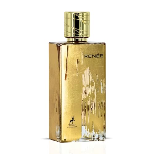 Maison Alhambra Renee Carmine – Floral, Woody, Powdery, Musky – Eau de Parfum Spray Long-Lasting Fragrance for Unisex, 3.4 Ounce / 100 ml