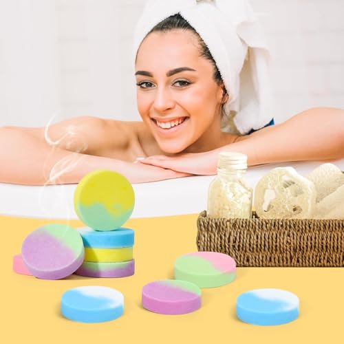 48pcs Aromatherapy Shower Steamers - Relaxation Birthday Christmas Set for Women and Men, Shower Bombs Tablets for Stress Relief and Self Care, Luxury Home Spa