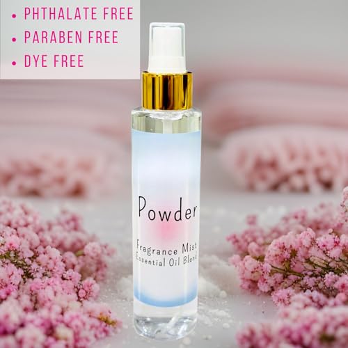 BABY POWDER Soft & Fresh Women’s Body Mist, Fine Fragranced Body Misting Spray, Sensual light scent Fragrance, Hair & Body Spritz Essential Oils 6oz.
