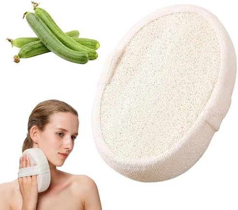 Loofah Exfoliating Sponge,2025 New Reusable Loofah Sponge,Durable Exfoliating Pad for Shower (1 PCS)