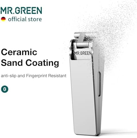 MR.GREEN Innovative Folding Nail Clippers Collapsible Nail Cutters Stainless Steel Nail Scissors Portable Travel Manicure Tools