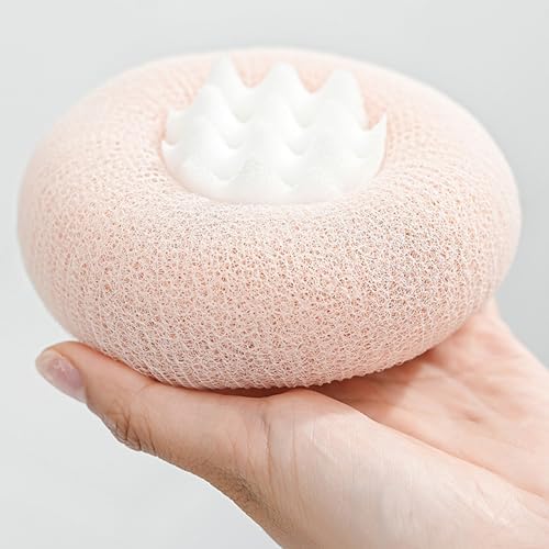 Shower Sponge for Body, Bath Courtesy Sponge soap balls for Women，scrub Your Body and Enjoy The Shower (small, 4)