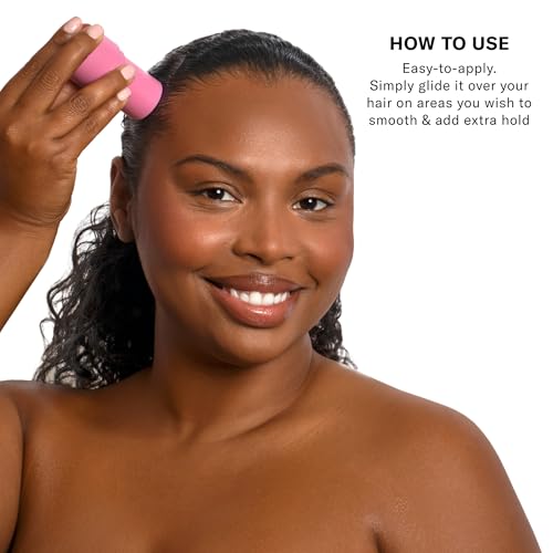 Rizos Curls Hair Wax Stick Tames Flyaways & Smooths Edges with Castor Oil for Sleek Style Adds Shine & Frizz Control for Every Hair Type Straight, Wavy, Curly, Coily Sulfate & Paraben Free