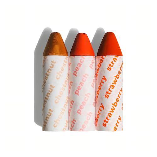 Axiology Multi Stick Crayons For Eyes, Lips, Cheeks Balmies Trio Gift Set - Creamy Buildable Lightweight Moisturizing Blush Face Sticks Contour & Highlighter All Day Wear Face Makeup (Golden Hour)