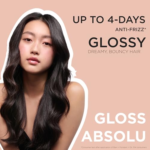 Kerastase Gloss Absolu Anti-Frizz Glaze Milk - Instantly Detangles, Hydrates & Smooths, Eases Blow-Dry, Absorbs Frizz & Fly-Aways, Protects from Heat & Humidity, For Long Hair