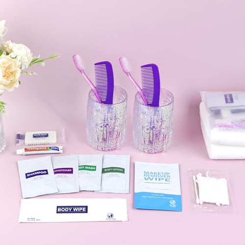 5 Kits Travel Toiletry Kit Bulk, Personal Hygiene Kit, Disposable Hygiene Kit Homeless Care Supplies Charity Kit For Home, Hotel, Camping, Travel