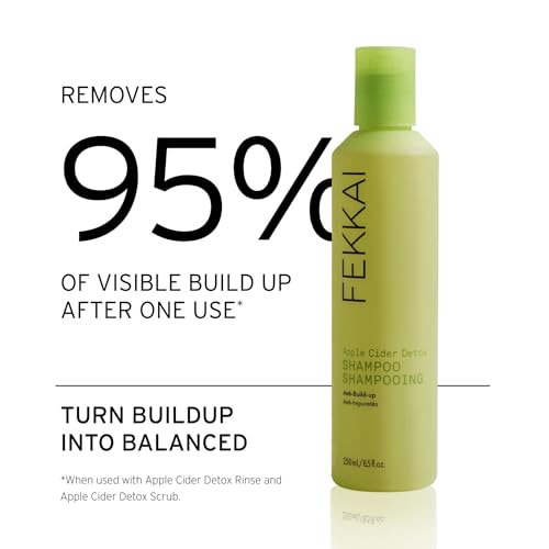 Fekkai Apple Cider Detox Shampoo - 8.5 oz - Deeply Cleanses & Removes Visible Build-Up - Free of Sulfates, Parabens, Phthalates - Vegan, Cruelty-Free
