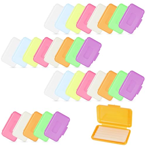 OBTANIM 30 Pack Colorful Braces Wax Dental Care Orthodontic Wax for Braces Wearer (10 Color)