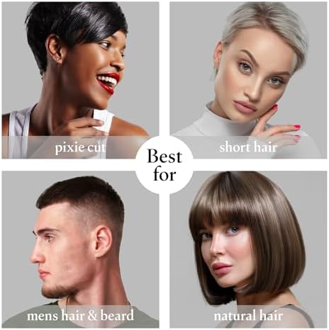 Red by Kiss Pencil Flat Iron up to 450°F Thin Small Tourmaline Ceramic Plate 0.3 inch (3/10") for Women and Men, Short to Medium Hair, Pixie Cut, Bangs, Edges.. A Travel Pouch and a Glove Included