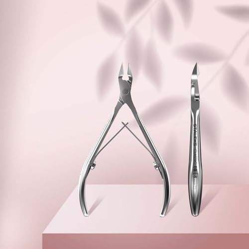 Staleks Classic Cuticle Nippers 10 – 8mm Blade Cuticle Trimmer Stainless Steel Ergonomic Grip Sharp & Durable Ideal for Manicure Home Use Only