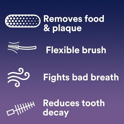 DenTek Easy Brush Plaque Control Interdental Cleaners, Tight, 16 Count, 6 Pack