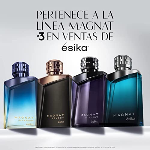 ésika - Magnat Exclusive Perfume de Hombre con Aroma Herbal Aromático 90ml/3.04oz