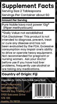 TUI KAVA PREMIUM WELLNESS KAVA -TRADITIONAL Noble Pounded Medium Grind 500g (1lb 2oz) - SHARING SIZE | Very Heady Kava | All Natural Relaxation | Increase Focus | Mood/Sleep Support | Stress Relief | STRAINER BAG REQUIRED.