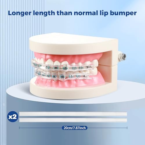 B Rush Comfort Cover for Braces -Orthodontic Lip Bumper, Lip Shield, Mouth Guard for Brackets, Wax Alternative-Dental Lip Protector