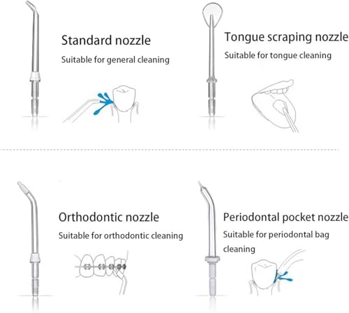 Replacement Hose and Handle Parts for Waterpik Aquarius Water Flosser (WP-660 & WP-670 Series) Oral Hygiene Accessories Water Hose Plastic Handle Compatible