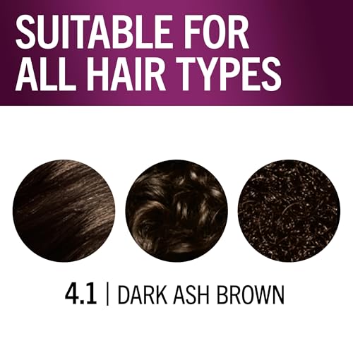 Schwarzkopf Keratin Color, Color & Moisture Permanent Hair Color Cream, 4.2 Dark Brown