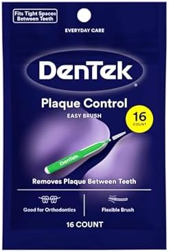 Dentek Easy Brush Cleaners Extra Tight Spaces 16 Count (6 Pack)