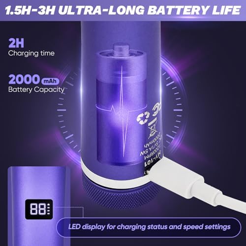 Saker Electric Foot Callus Remover, Electric Foot File Nail Grinder 2 in 1, Rechargeable Pedicure Tools for Feet with 60+10PCS Sandpaper & 12 Adjustable Speeds for Men Women Dead Dry Skin Calluses