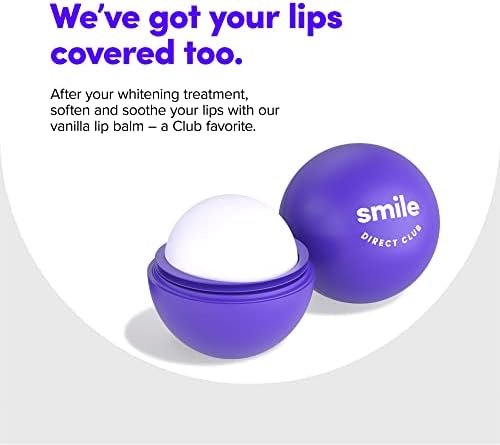 SmileDirectClub Teeth Whitening Kit with Lip Balm - 4 Pack 1.4ml Gel Pens - Professional Strength Hydrogen Peroxide