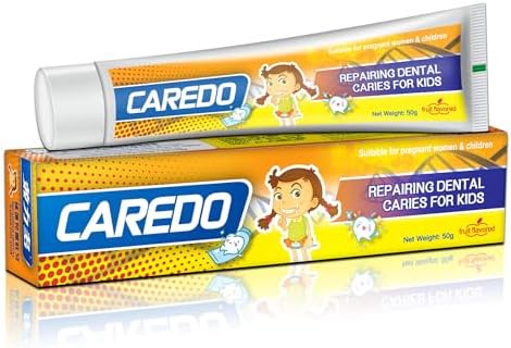 Kids Hydroxyapatite Toothpaste for Reversing Cavities, Fluoride-Free Home Cavity Repair, Safe Toddler & Baby Toothpaste for Enamel Repair, Tooth Decay Repair Remineralizing Treatment Fruity 1Tube