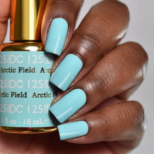 DND DC Gel Polish Set, Blue Collection, UV/LED GelPolish and Air Dry Nail Lacquer, Matching Chip-Free Polish Duo, 0.5 Fl Oz Each