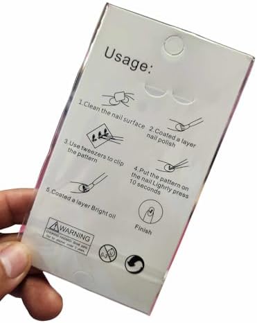 Extravaganza Nails Cartoon Nail Art Stickers, Heart and Kiss Design Decals for Fingers and Toes Style 183