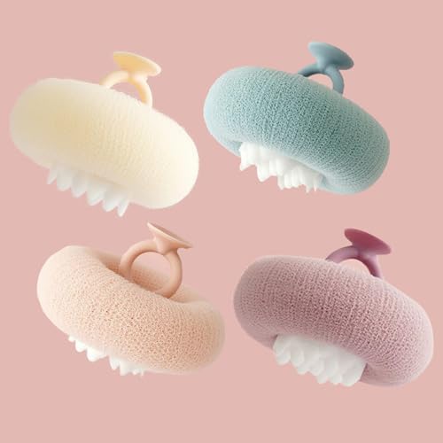 Shower Sponge for Body, Bath Courtesy Sponge soap balls for Women，scrub Your Body and Enjoy The Shower (small, 4)