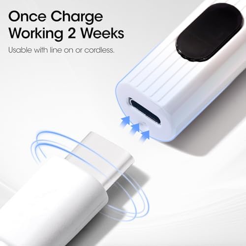 Gellen Portable Mini UV Light for Gel Nails, Handheld UV Nail Lamp with Base, 3 Timer Settings, LCD Display, Fingernails Curing Nail U V Light