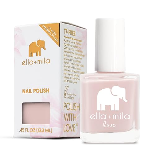 ella+mila Professional Nail Polish - Quick Dry Nail Polish - Long-Lasting & Chip Resistant Formula (Love Collection - Forever Mine - 0.45 fl oz)
