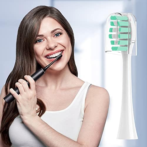 Replacement Toothbrush Heads for Gleem Electric Toothbrush，White 10 Pack
