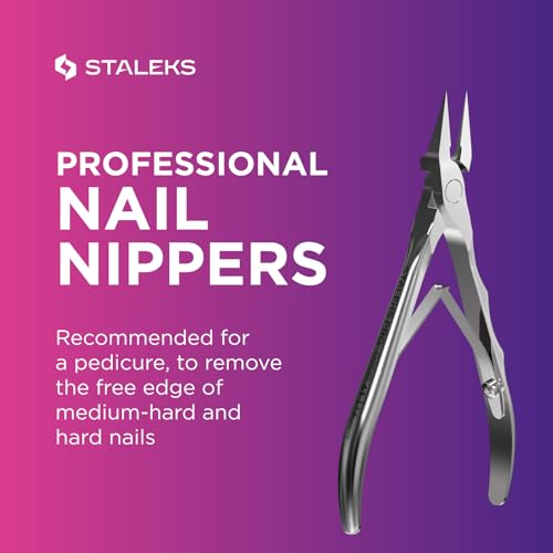 STALEKS PRO EXPERT Handmade 61 NE-61-16 High End Ingrown Nail Nippers 5.12 INCH 16 MM Made in Europe