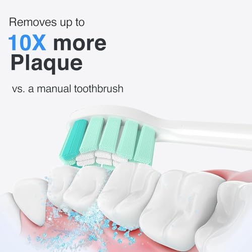 Replacement Toothbrush Heads for Philips Sonicare Replacement Heads C1,4100,G2,C2,Replacement Brush Head Compatible with Phillips Sonicare Electric Toothbrush C2,C1,4100,for Philips Sonic Care Brush