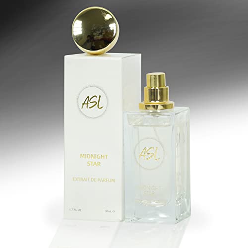 ASL Midnight Star Eau de Parfum Perfume for Men & Women – 50ml Unisex Perfume Spray with Long Lasting Sweet, Sensual Fragrance – Women & Men’s Fragrances