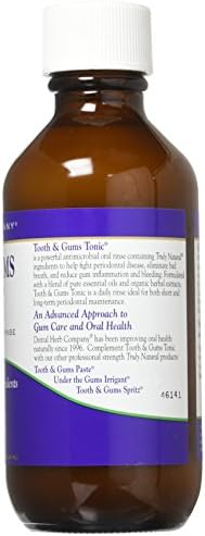 Dental Herb Company Tooth & Gums Tonic Oral Rinse – *Fresh New Look – Same Trusted Formula* Natural Mouthwash with Essential Oils & Herbs for Gum Health, Bad Breath & Irritation 18 oz.