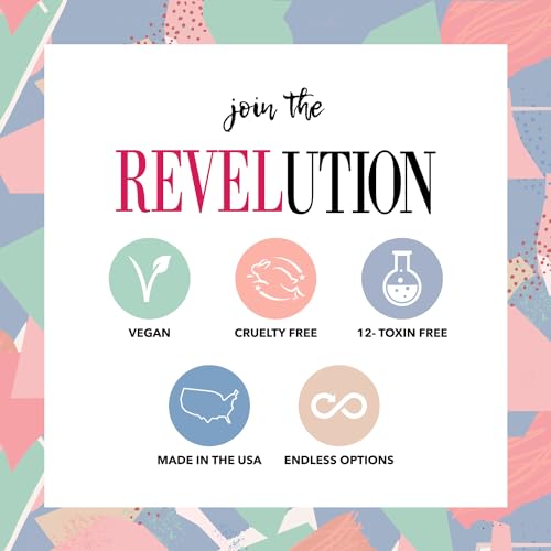 Revel Nail Sensitive Dip Powder Liquid Set - Base Coat, Activator, Gel Top Coat, Hema Free, Suitable for Sensitive Nails